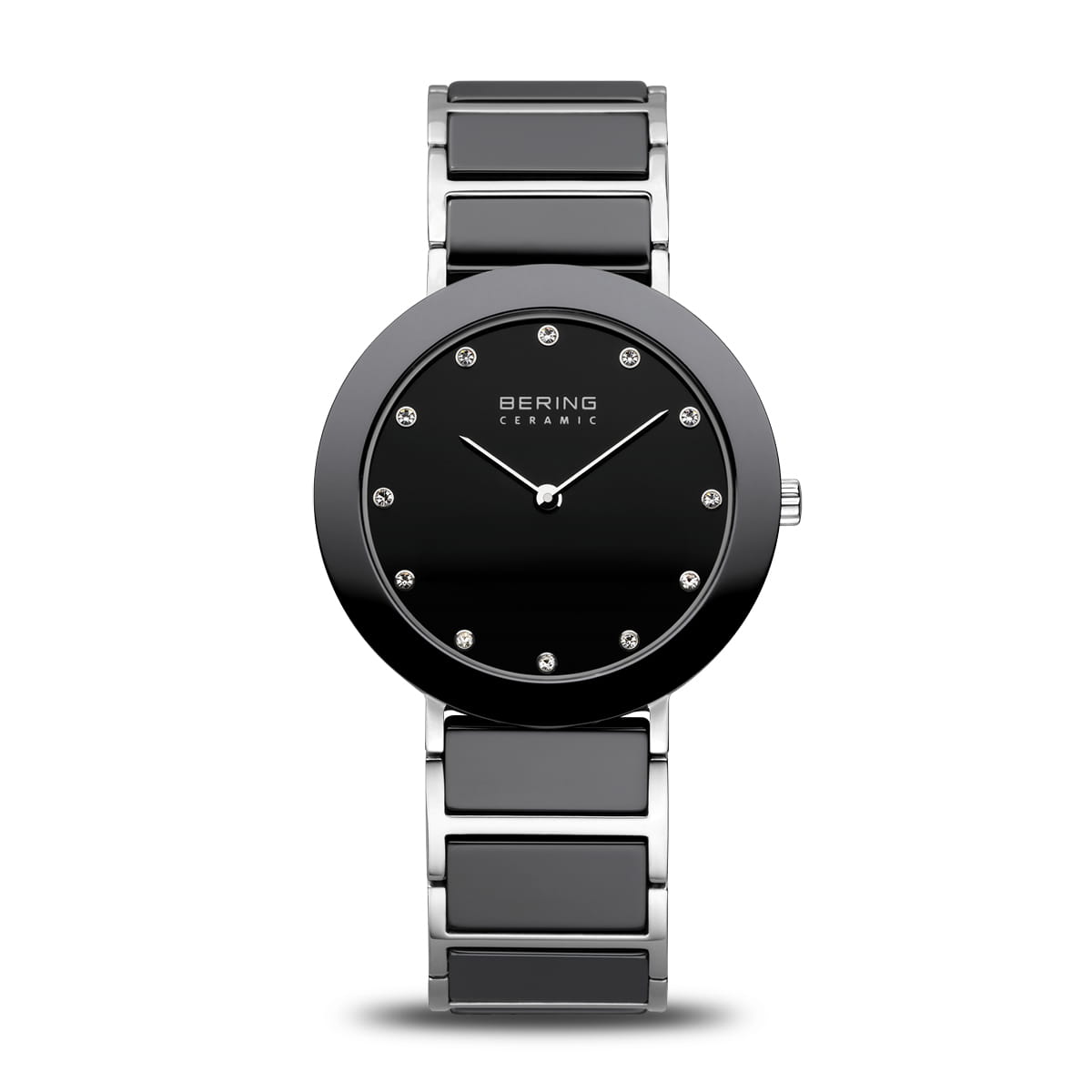 Bering Ceramic Polished Steel Watch