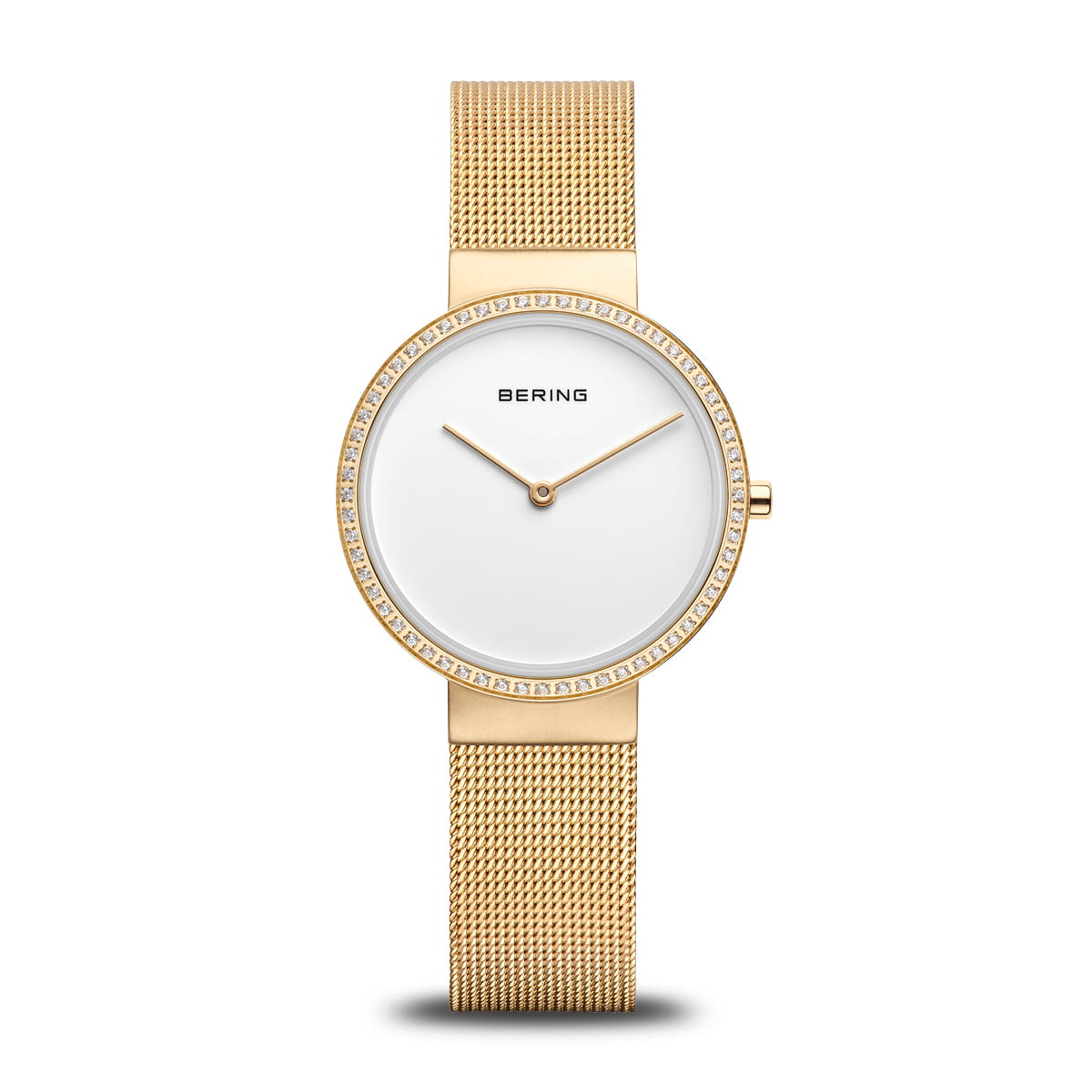 Bering Polished/Brushed Gold Watch