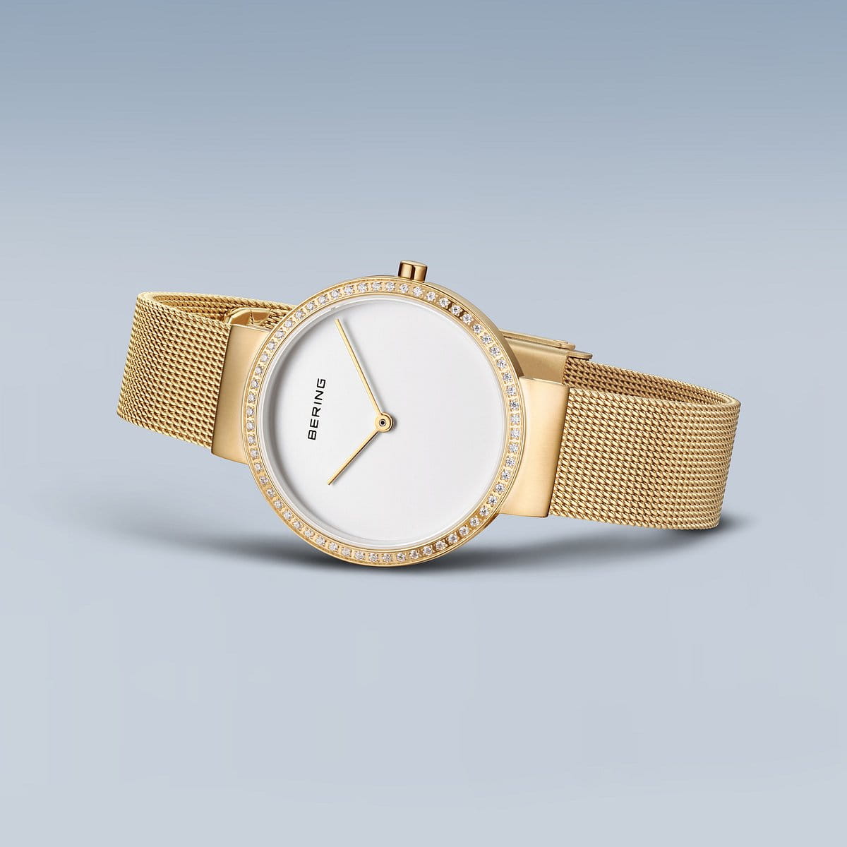 Bering Polished/Brushed Gold Watch