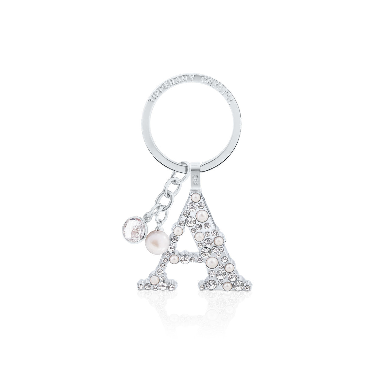 Silver Colour Letter Keyrings