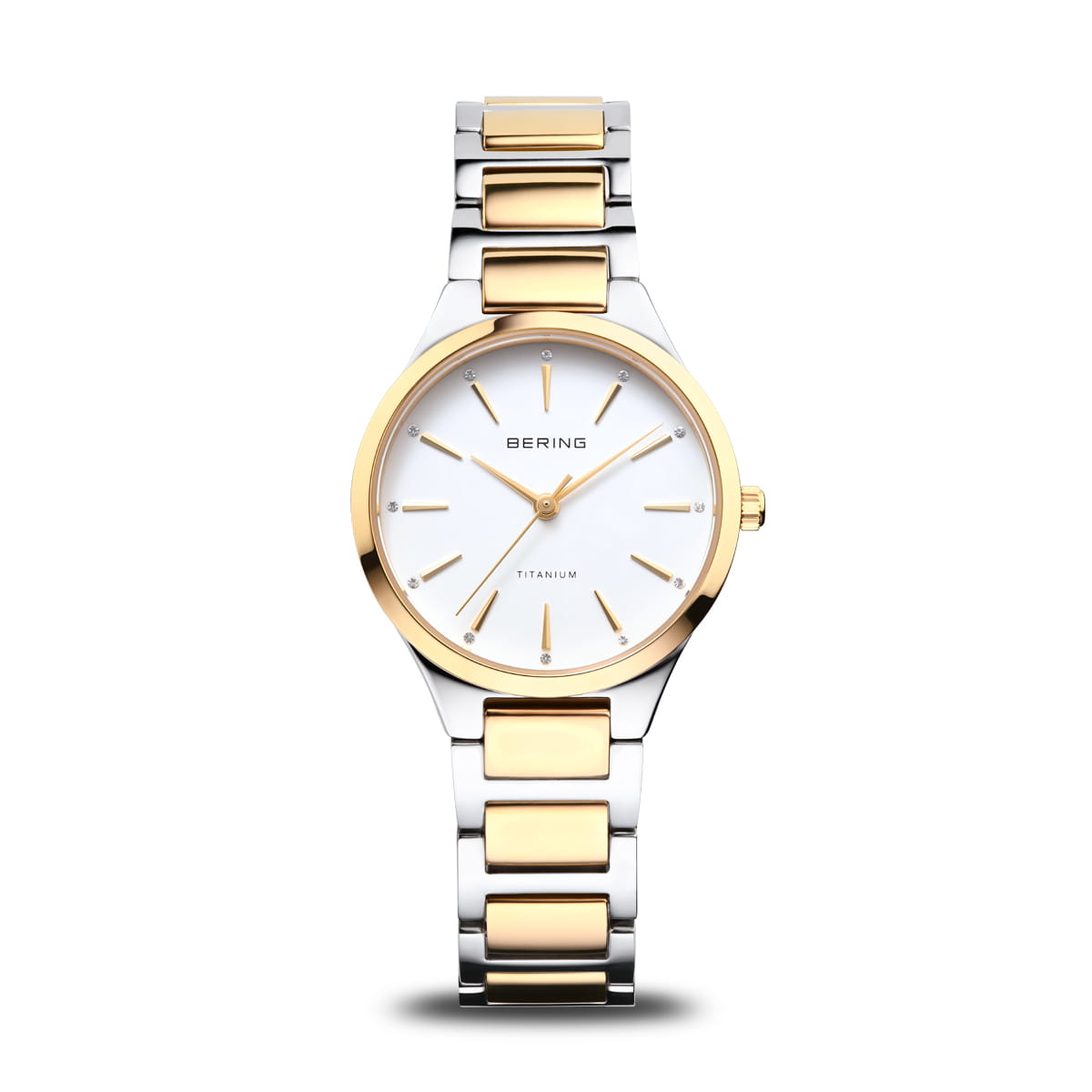 Bering Titanium | polished silver/gold Watch