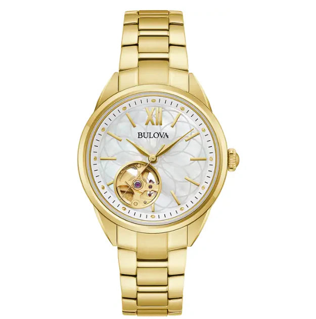 Ladies Bulova Gold Sutton Automatic