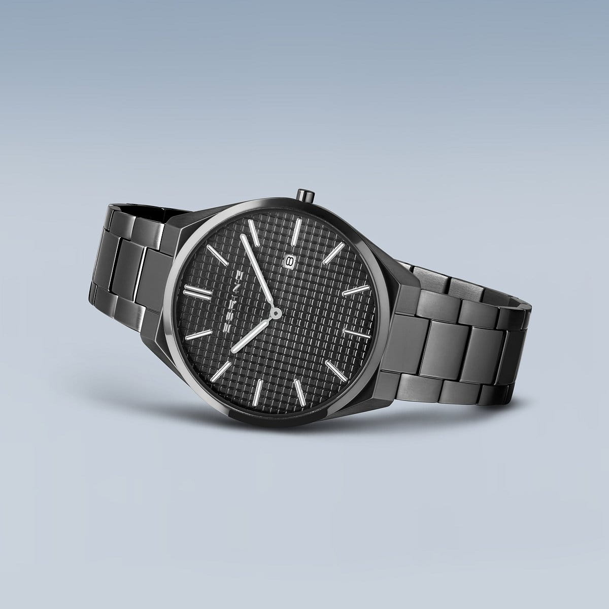 Bering Ultra Slim Polished Grey Watch