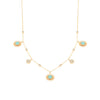 Soleil Turquoise Sun Charms Necklace
