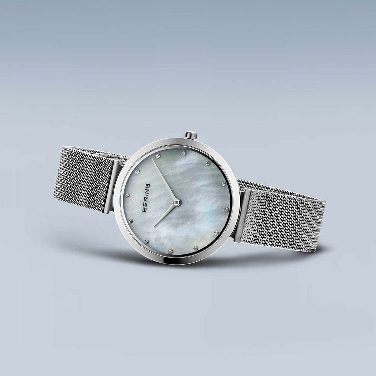 Bering Classic Polished Silver Watch