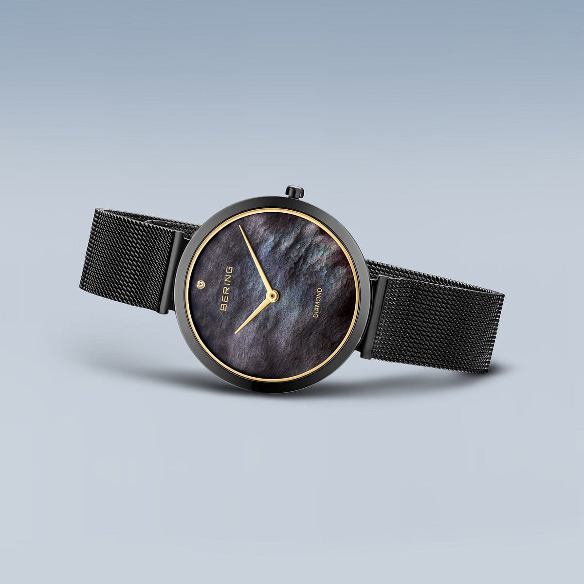 Bering Classic Polished Black Watch