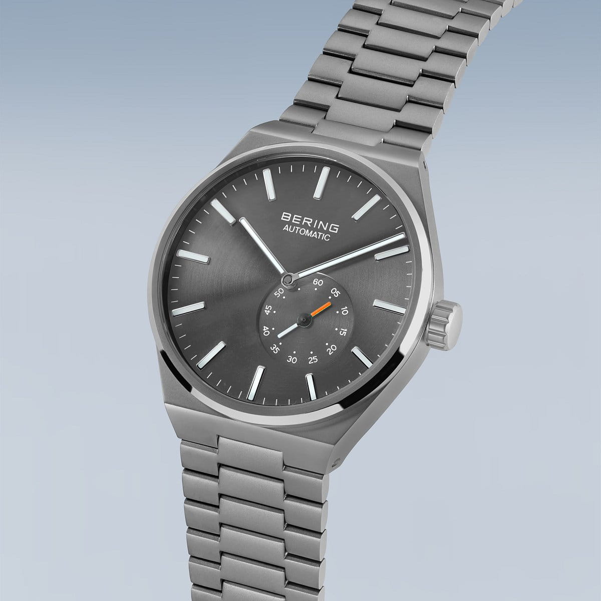 Bering Automatic Brushed Grey Watch