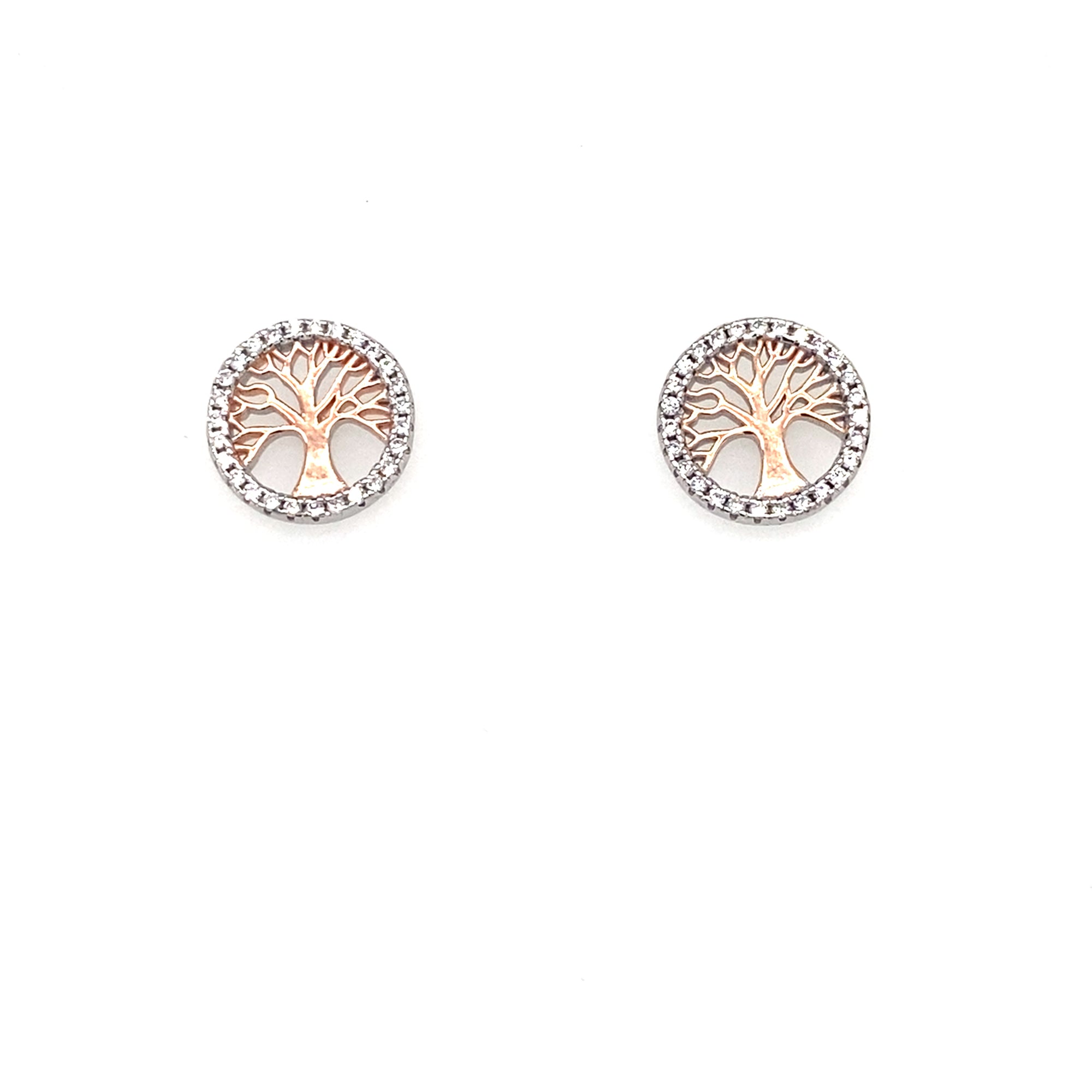 Sterling Silver Tree of Life Earrings