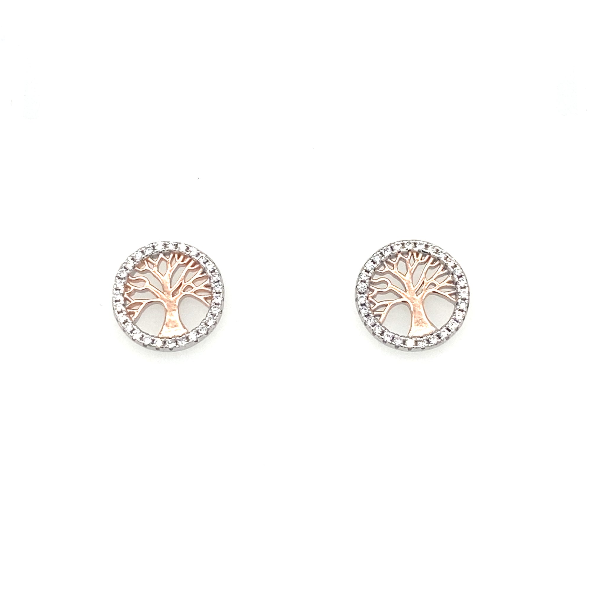 Sterling Silver Tree of Life Earrings