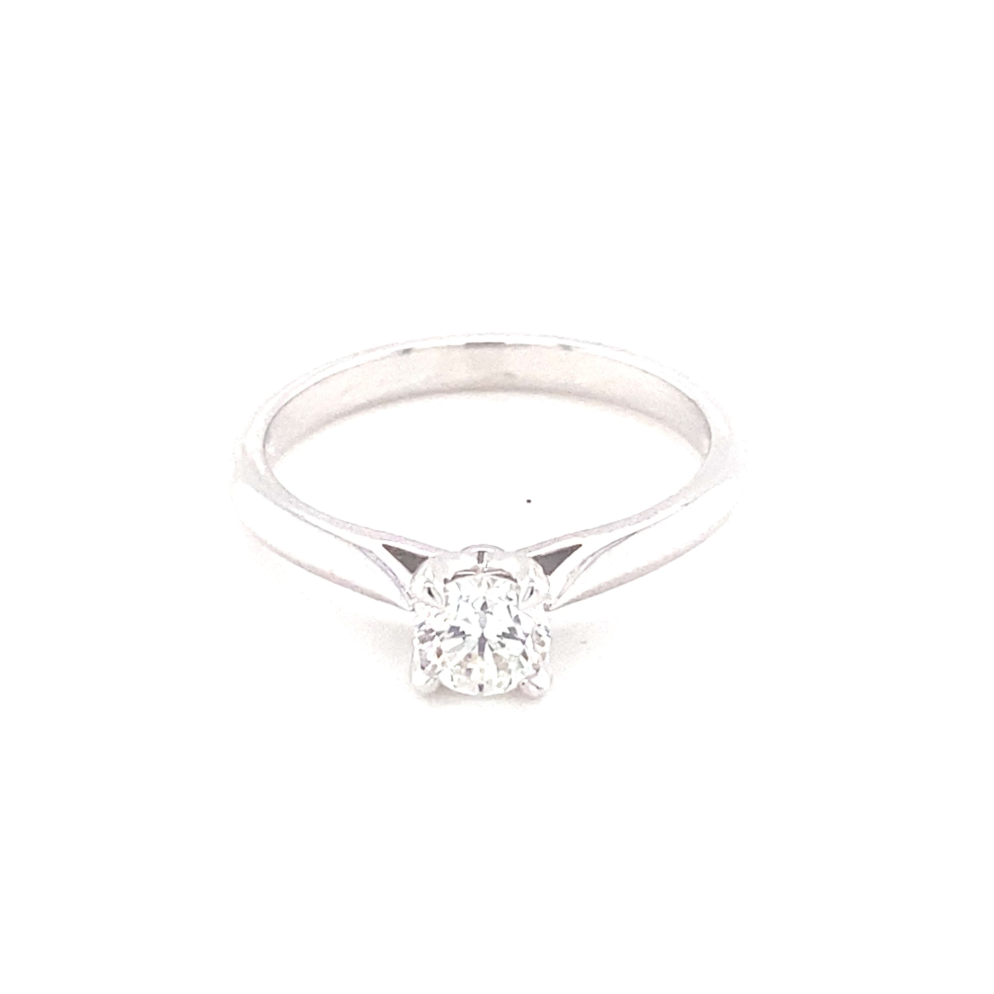 Platinum Solitaire Ring