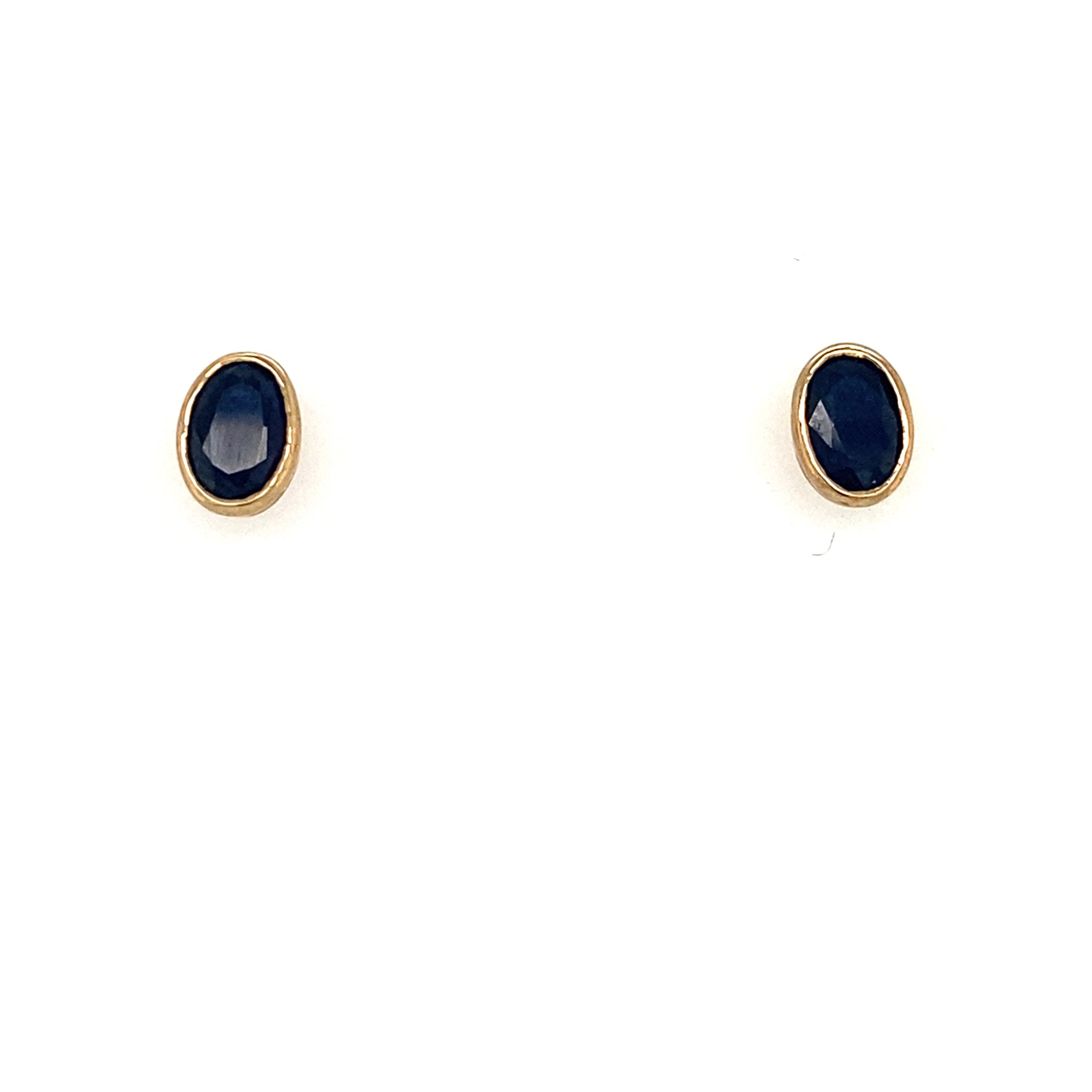 9kt Gold Sapphire Stud Earrings