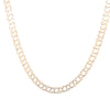 9kt Gold Flat Double Curb Chain