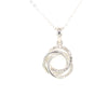 Sterling Silver Three Ring Pendant