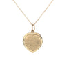 9kt Gold Heart Shaped St. Christopher Pendant