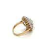 9kt Gold Diamond Cone Ring