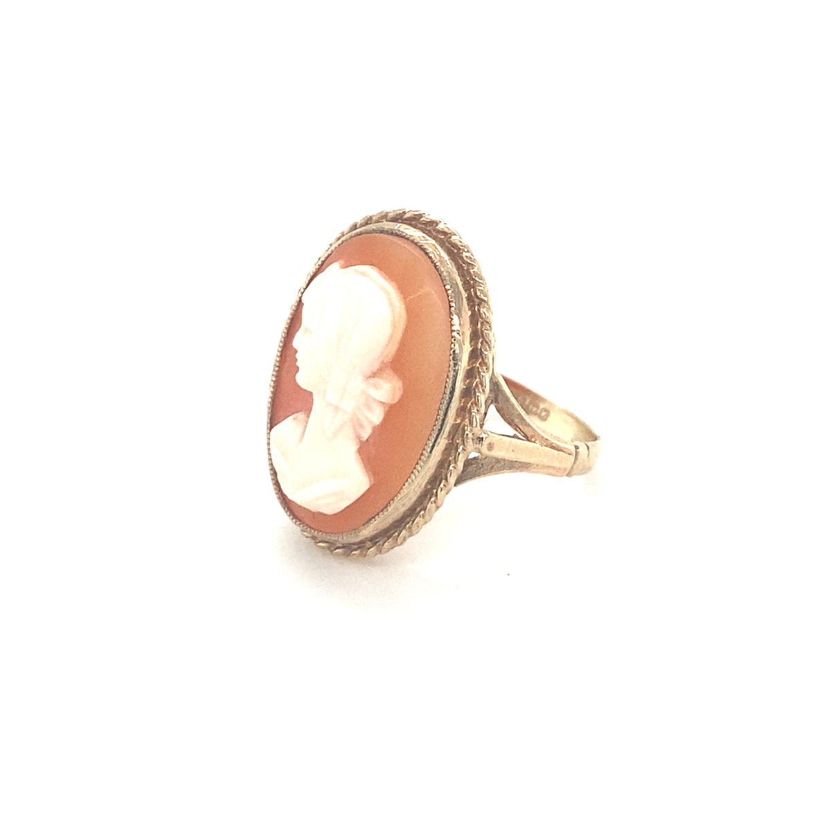 9kt Gold Antique Cameo Ring