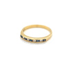 18kt Gold Sapphire &amp; Diamond Ring