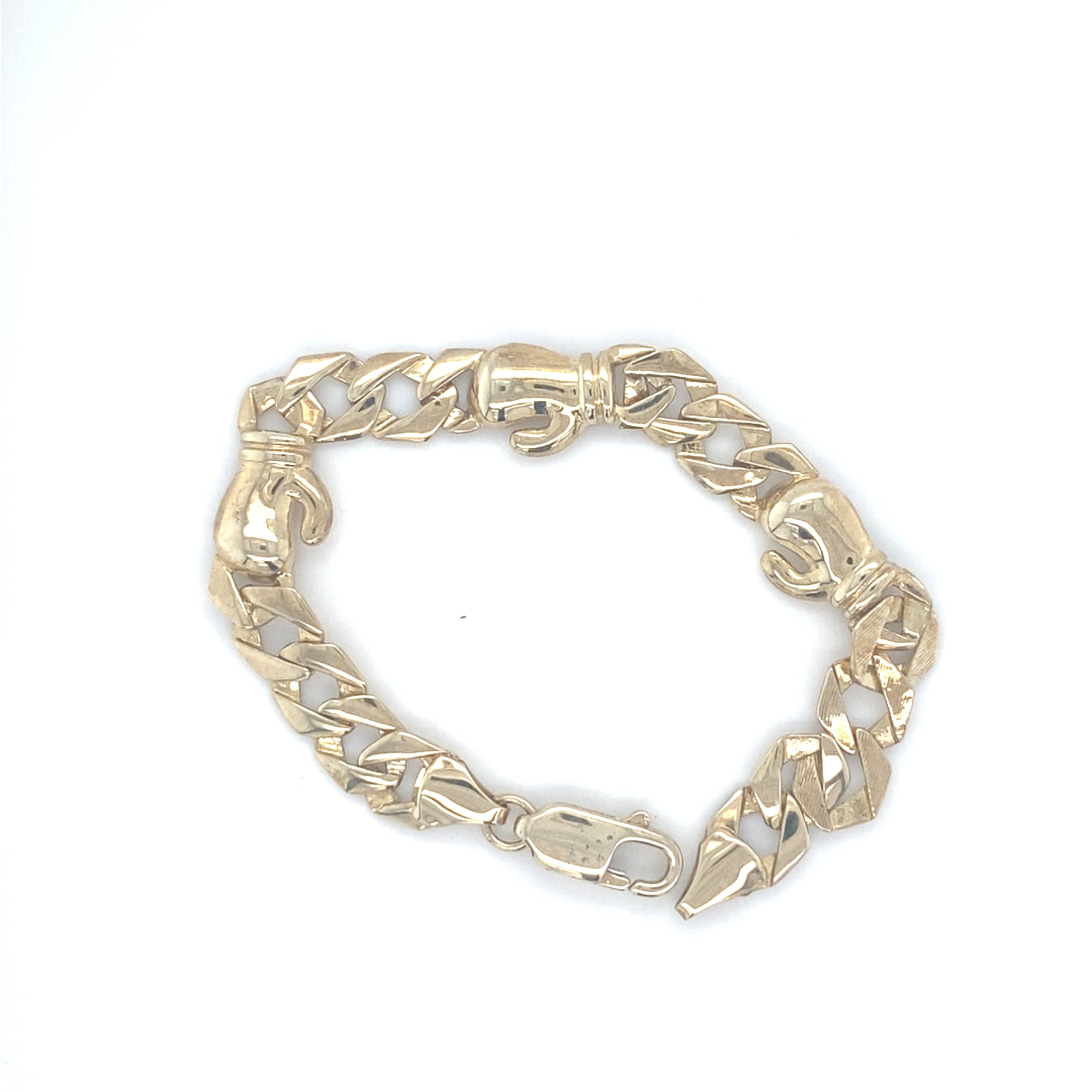 9kt Gold Kids Boxing Glove Bracelet