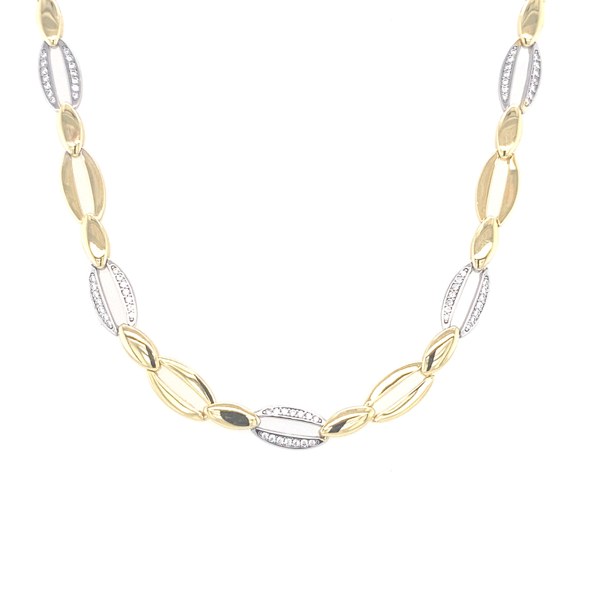 Sterling Silver Gold Plated Necklace