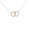 Sterling Silver Intertwinned Circle Pendant