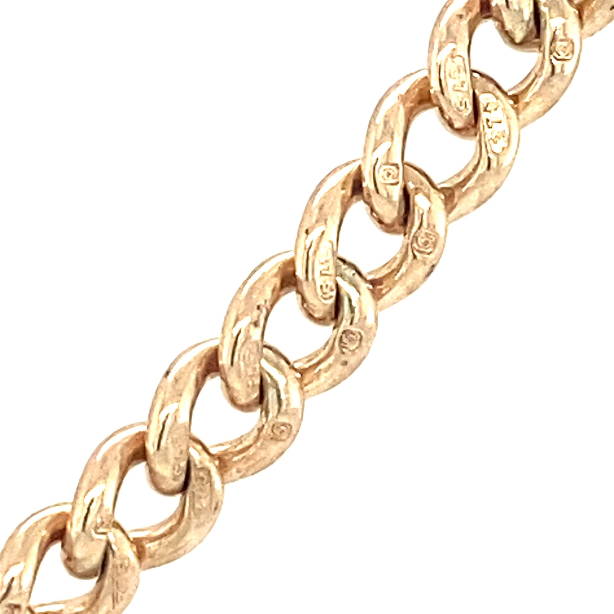 9kt Gold Antique Heavy T-Bar Chain