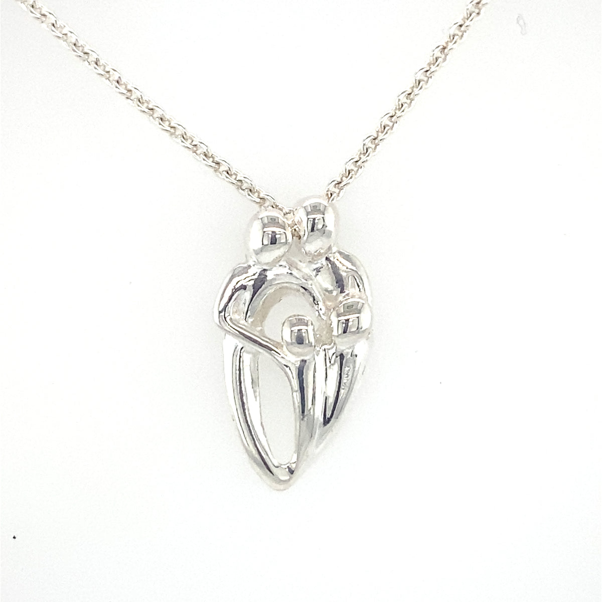 Sterling Silver Family Pendant