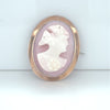 9kt Rose Gold Antique Cameo Brooch