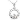Sterling Silver Claddagh Pendant