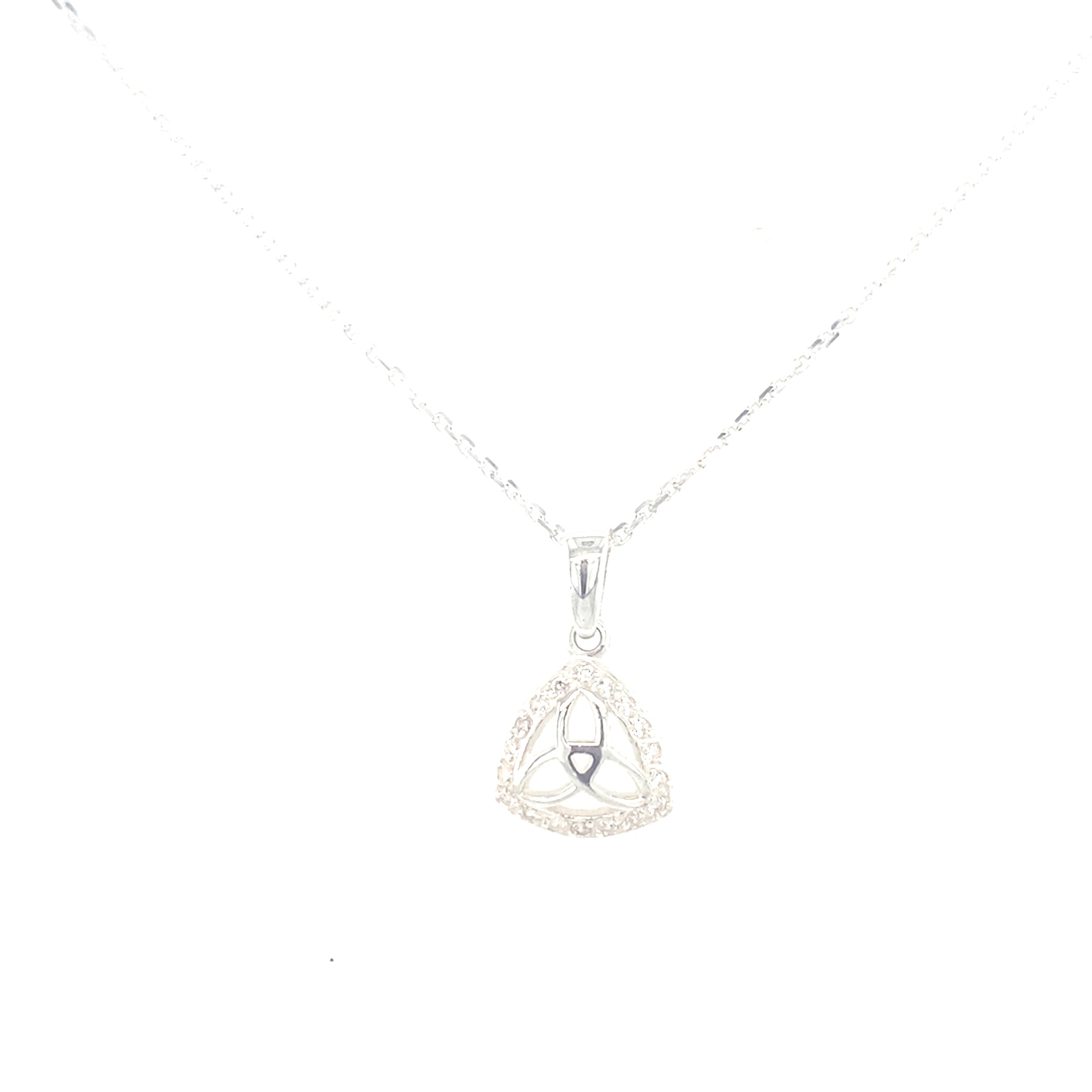 Sterling Silver Trinity Knot Pendant