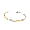 Sterling Silver with Gold Plating Bracelet