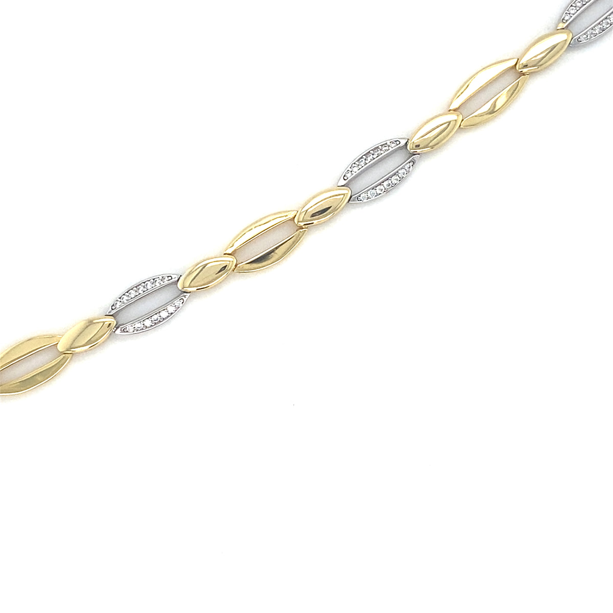 Sterling Silver with Gold Plating Bracelet