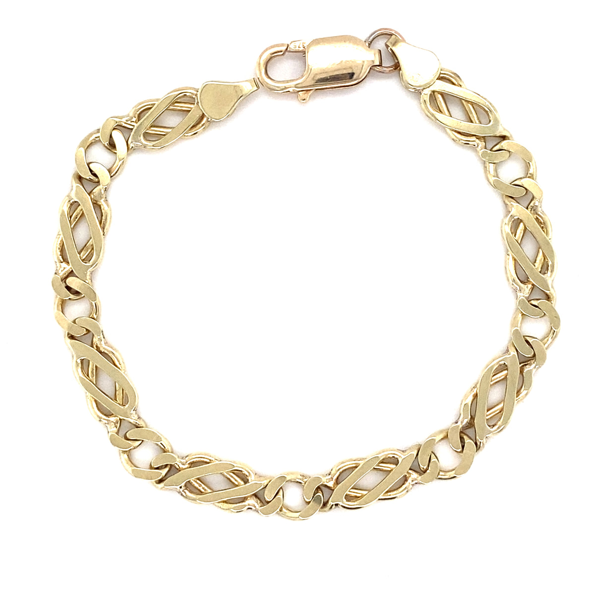 9kt Gold Old Style Bracelet