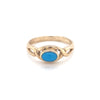 9kt Gold Turquoise Ring