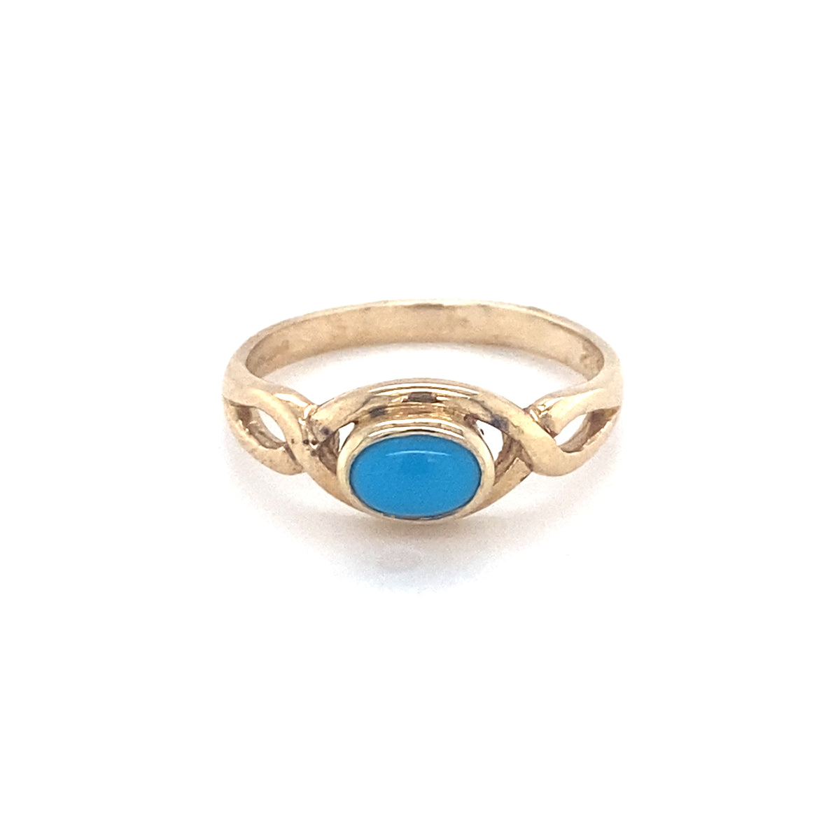 9kt Gold Turquoise Ring