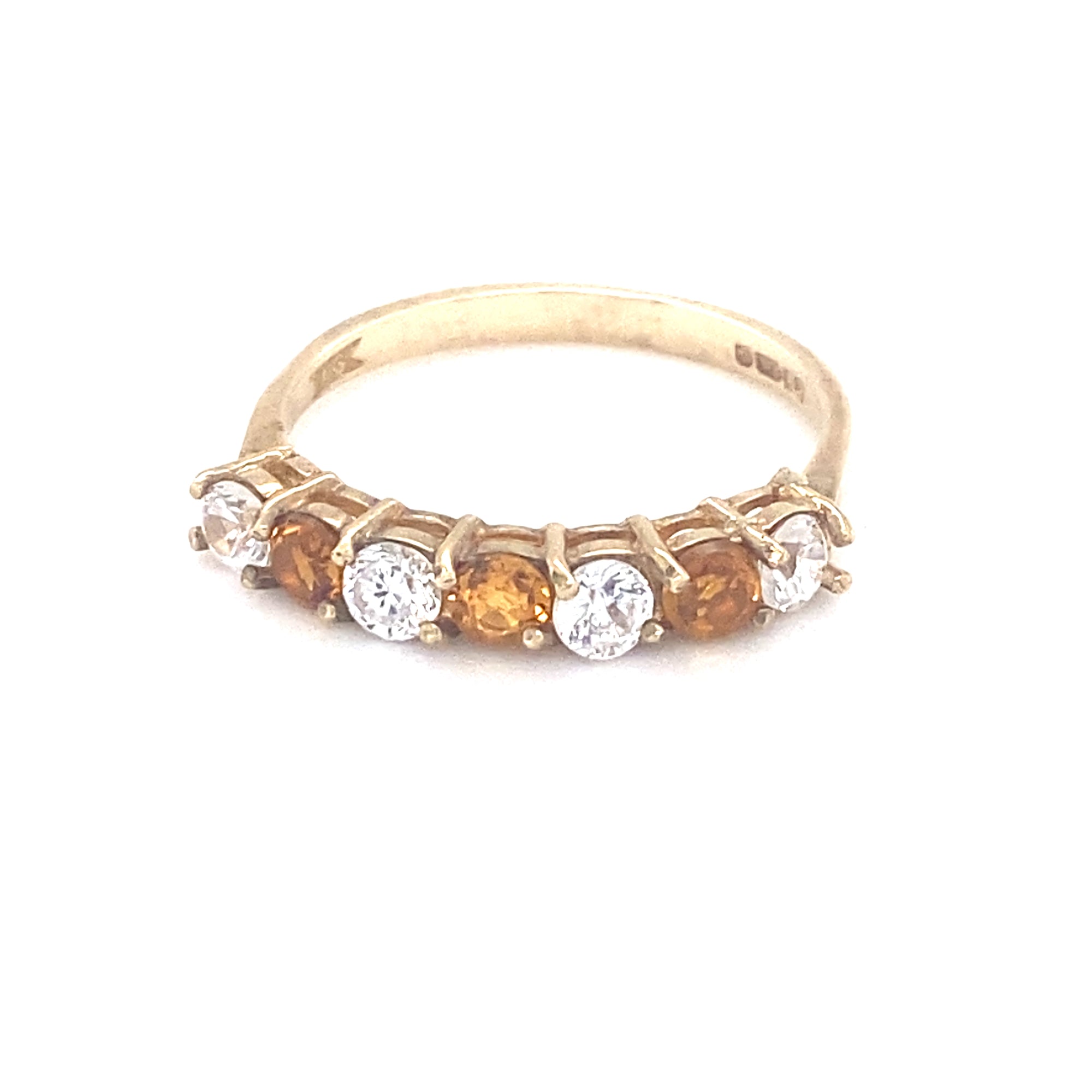 9kt Gold Seven Stone Ring