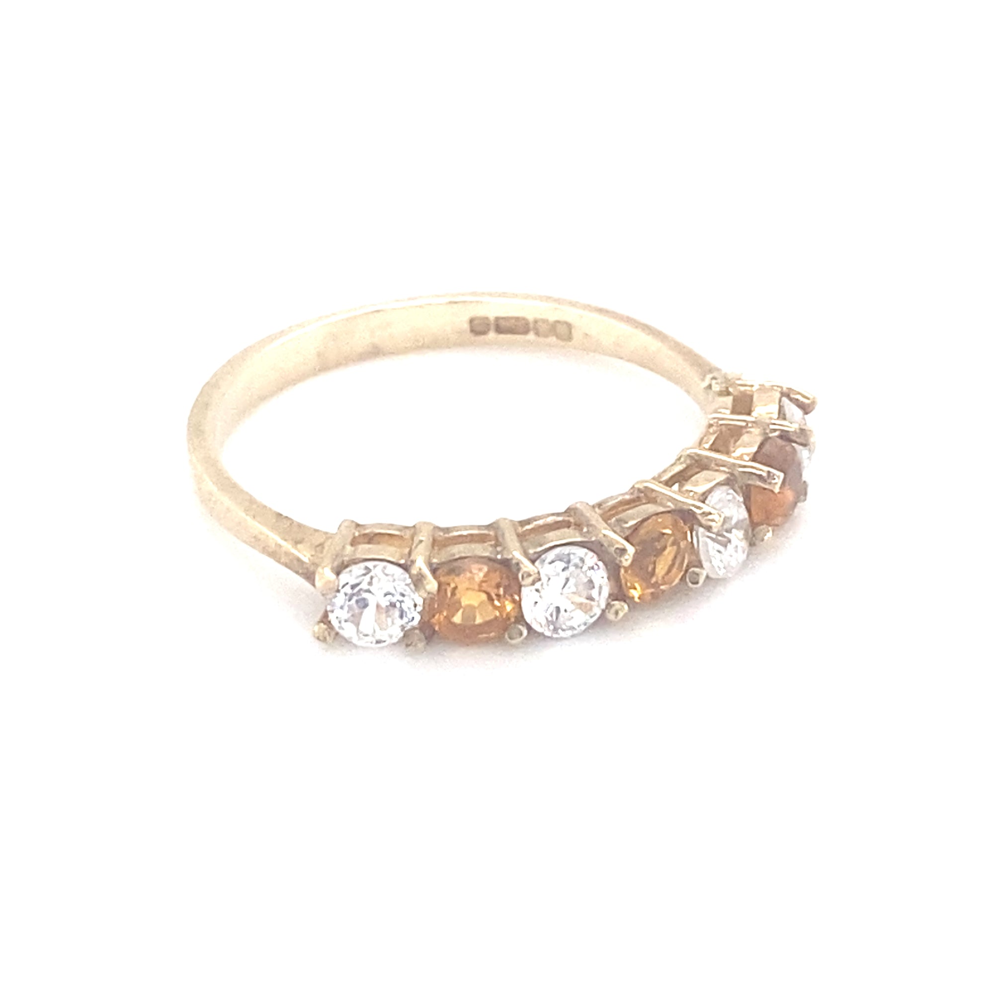 9kt Gold Seven Stone Ring