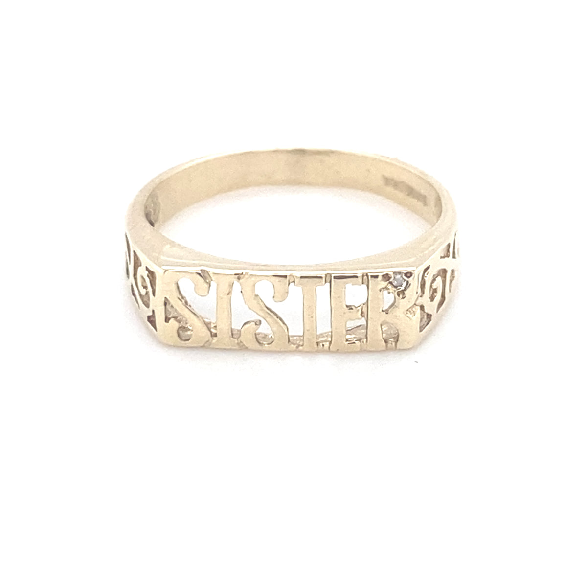9kt Gold Sister Ring