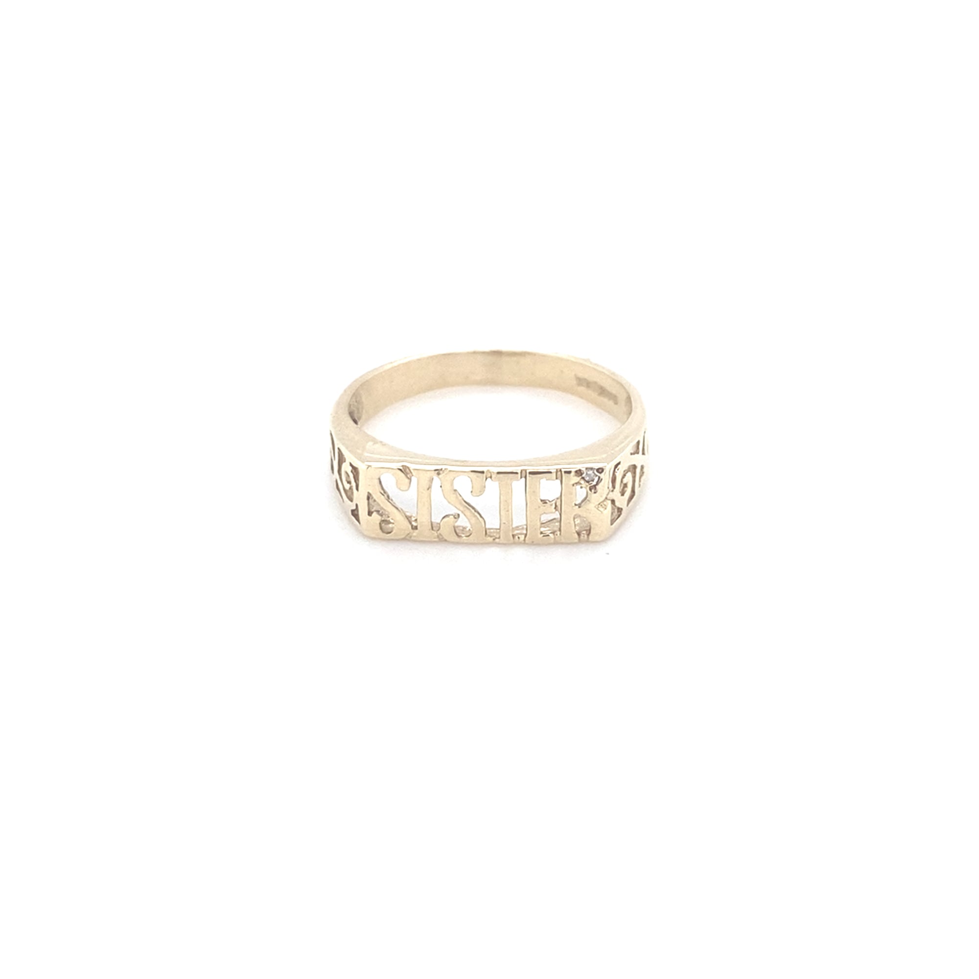 9kt Gold Sister Ring