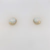 9kt Gold Opal Stud Earrings