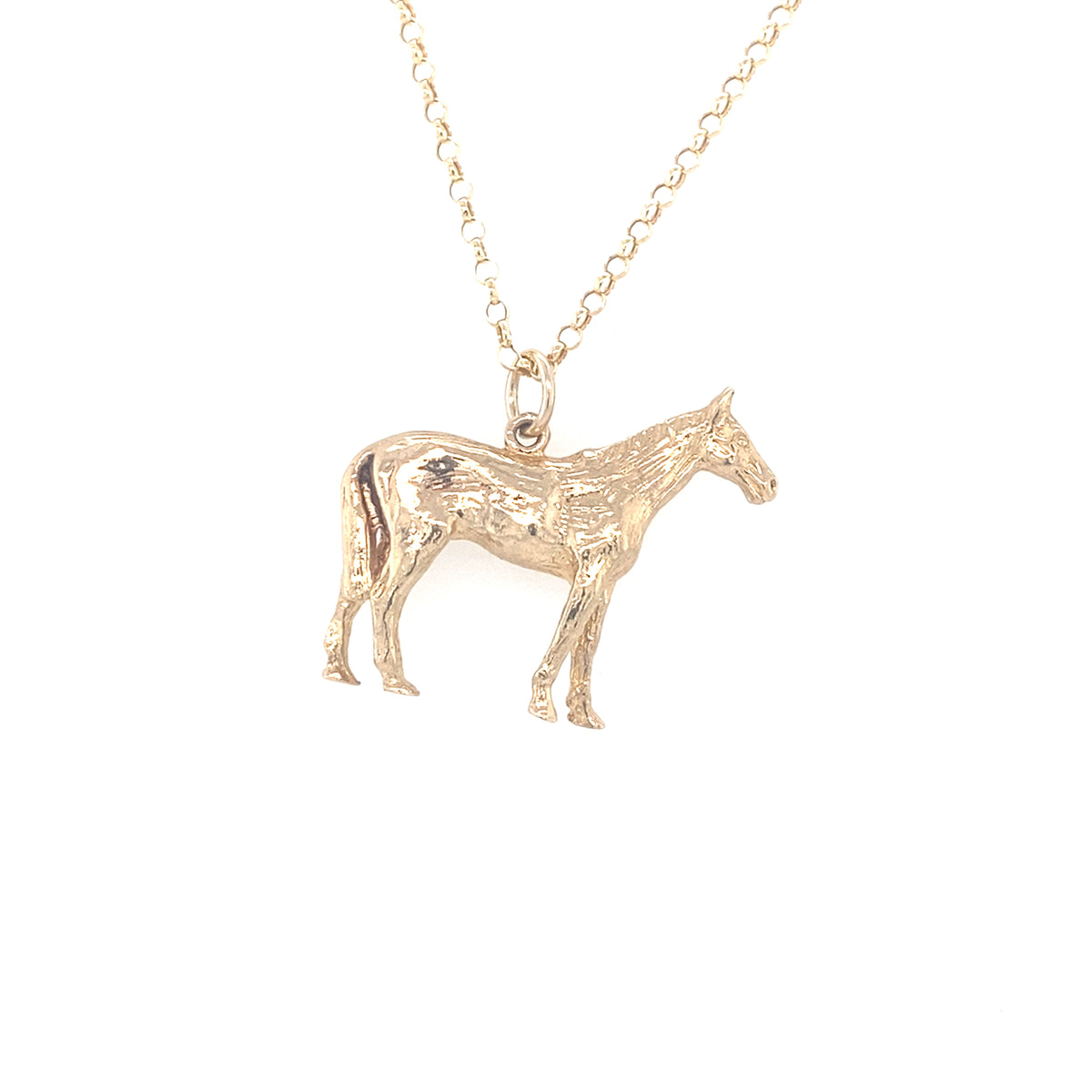 9kt Gold Horse Pendant