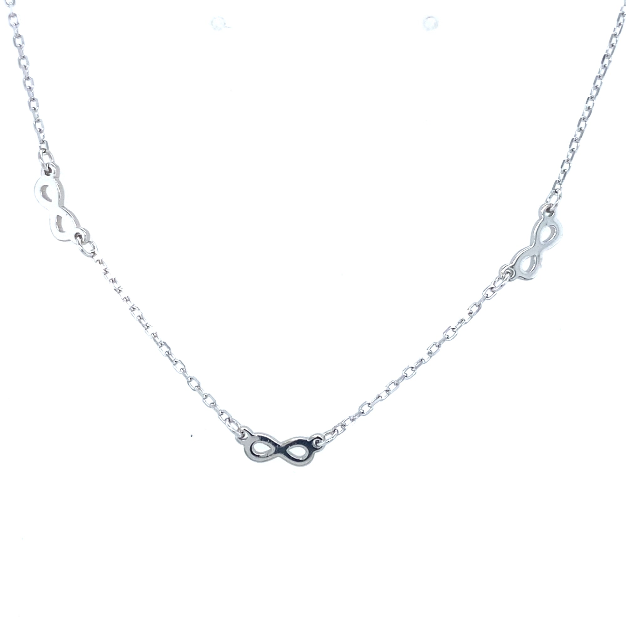 Sterling Silver Infinity Necklace