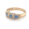 9kt Gold Sapphire &amp; Diamond Ring