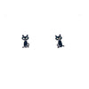 Kids Black Cat Earrings