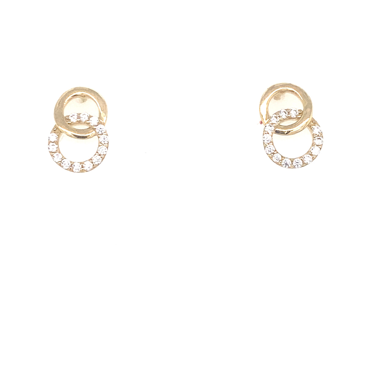 9kt Gold Intertwinned Ring Earrings