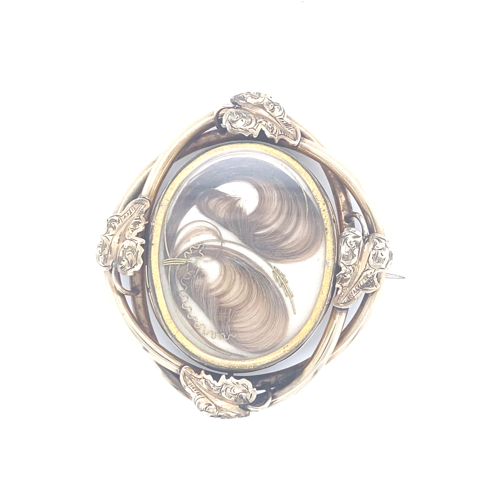 Antique 9kt Gold Reversible Brooch/Pendant