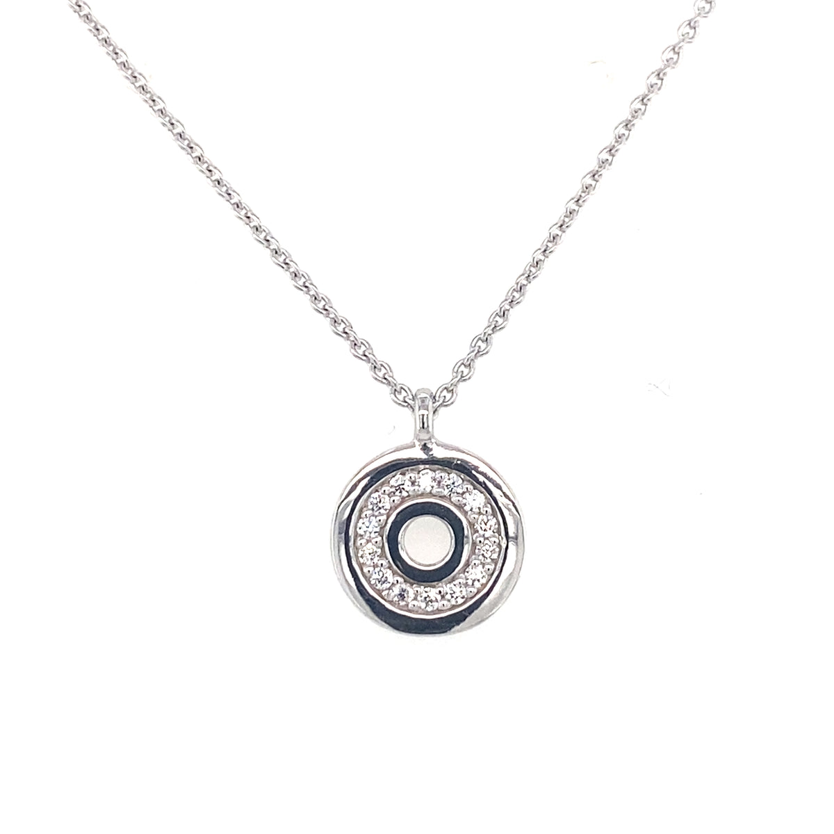 Sterling Silver Round Pendant