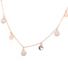 Rose Gold Colour Necklace from Cristallo di Milano