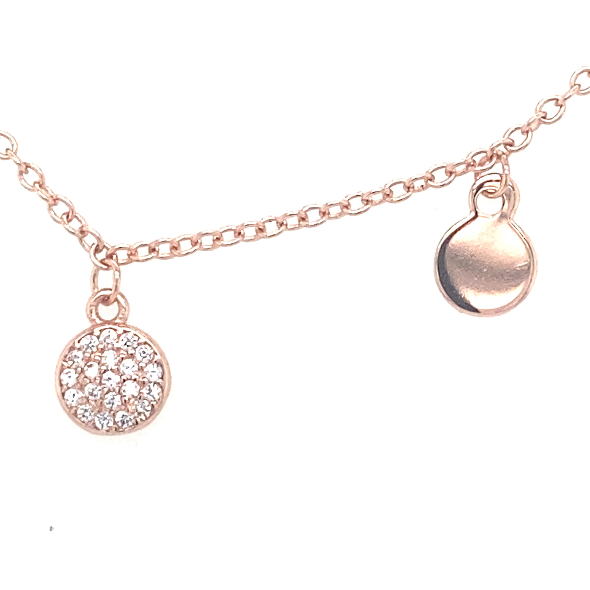 Rose Gold Colour Necklace from Cristallo di Milano