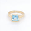 9kt Gold Blue Topaz Ring