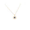 9kt Gold Sapphire &amp; Diamond Pendant